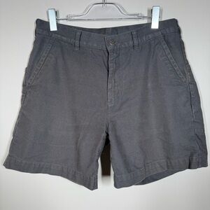 Patagonia Organic Cotton Canvas Work Shorts Men’s 34 Gray Utility